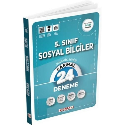 Dinamo Yayınları 5. Sınıf Sosyal Bilgiler Sarmal 24 Lü Deneme Dinamik Serisi Komisyon