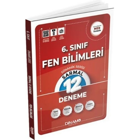 Dinamo Yayınları 6. Sınıf Fen Bilimleri Sarmal 12 Li Deneme Dinamik Serisi Komisyon