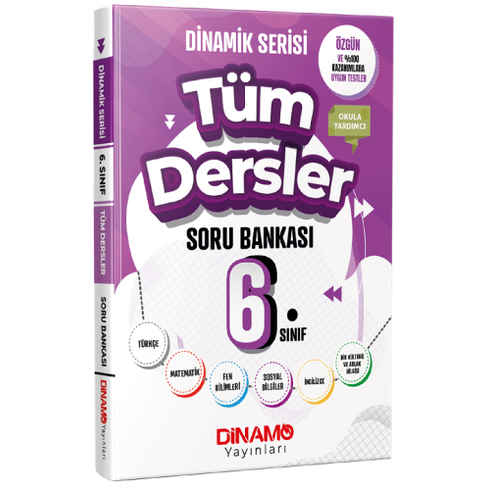 Dinamo Yayınları 6. Sınıf Tüm Dersler Dinamik Serisi Soru Bankası Ethem Bilici