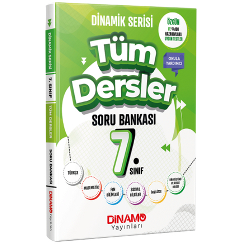 Dinamo Yayınları 7. Sınıf Tüm Dersler Dinamik Serisi Soru Bankası Ethem Bilici