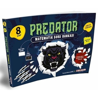 Dinamo Yayınları 8. Sınıf Matematik Predator Soru Bankası Komisyon