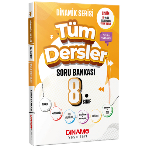 Dinamo Yayınları 8. Sınıf Tüm Dersler Dinamik Serisi Soru Bankası Ethem Bilici