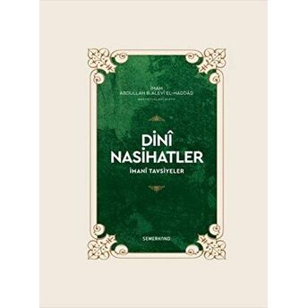 Dini Nasihatler Abdullah Bin Alevi El Haddad