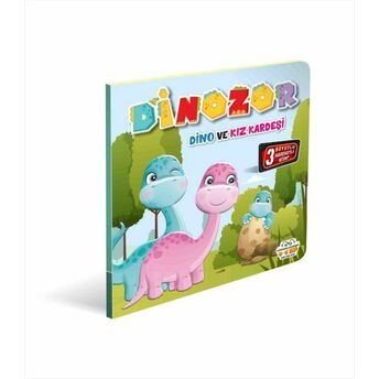 Dinozor Dino Ve Kız Kardeşi 3 Boyutlu Ahmet Ş. Güllüoğlu