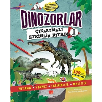 Dinozorlar Çıkartmalı Etkinlik Kitabı 1 Penny Worms