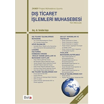 Dış Ticaret Işlemleri Muhasebesi