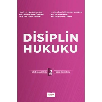 Disiplin Hukuku Oğuz Sancakdar