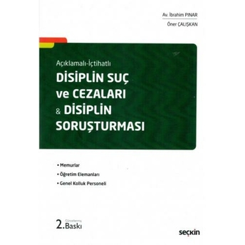 Disiplin Suç Ve Cezaları & Disiplin Soruşturması Ibrahim Pınar