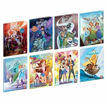 Disney Çizgi Klasikleri Kız Çocuk Seti 8 Kitap