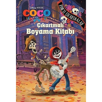 Disney Coco Çıkartmalı Boyama Kitabı Kolektif