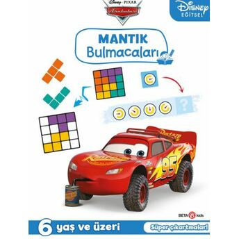 Disney Eğitsel Arabalar Çıkartmalı Mantık Bulmacaları Gökçe Demir