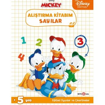 Disney Eğitsel Çıkartmalı Alıştırma Kitabım Sayılar Gökçe Demir