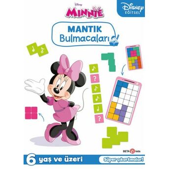 Disney Eğitsel Minnie Çıkartmalı Mantık Bulmacaları Gökçe Demir