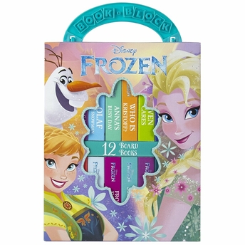 Disney Frozen My First Library Board Book Block 12 Book Set Ciltli Erin Rose Wage