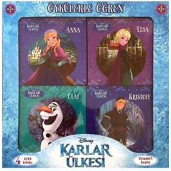 Disney Karlar Ülkesi - Öykülerle Öğren (4 Kitap - Ciltli) Kolektif