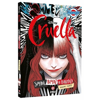 Dısney Manga Cruella Siyah Beyaz Ve Kırmızı Hachi Ishie