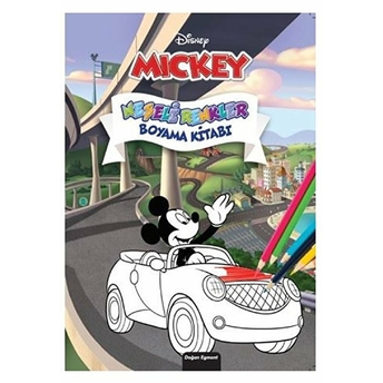 Disney Mickey Neşeli Renkler Boyama Kitabı Kolektıf