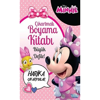 Disney Minnie Çıkartmalı Boyama Kitabı Büyük Defile! Kolektif