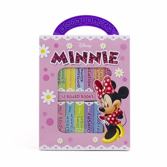 Disney Minnie Mouse - My First Library Board Book Block 12-Book Set Ciltli Kolektif