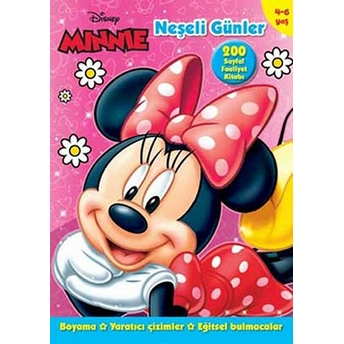 Disney Minnie Neşeli Günler - 200 Sayfa Faaliyet Kitabı Kolektif