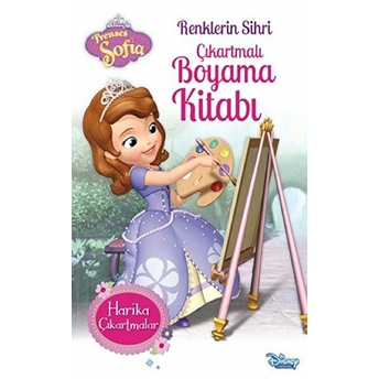 Disney Prenses Sofia Renklerin Sihri Çıkartmalı Boyama Kitabı Kolektif