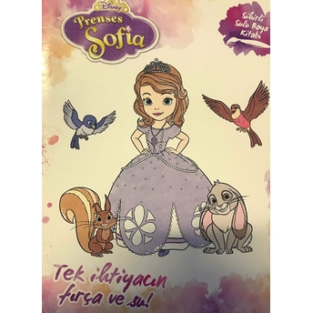 Disney Prenses Sofia Sihirli Sulu Boya Kitabı Kolektif