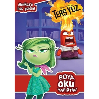 Disney - Ters Yüz - Boya Oku Yapıştır Kolektif