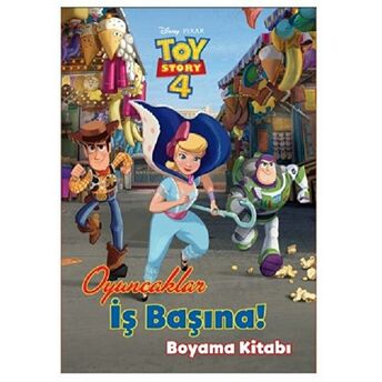 Disney Toy Story 4 Oyuncaklar Iş Başında Boyama Kitabı