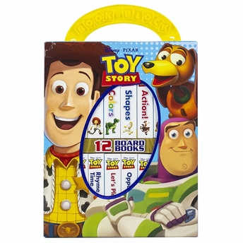 Disney Toy Story Woody, Buzz Lightyear, And More! - My First Library Board Book Block 12-Book Set Ciltli Riley Beck