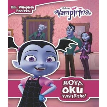 Disney Vampirina Bir Vampirin Portresi Boya Oku Yapıştır Kolektif