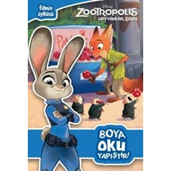 Disney Zootropolis Hayvanlar Şehri Boya Oku Yapıştır Kolektif