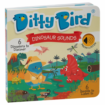 Ditty Bird: Dinosaur Sounds Ciltli Kolektif