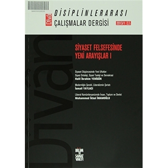 Divan : Disiplinlerarası Çalışmalar Dergisi  2013/1 Sayı : 34 - Cilt 18