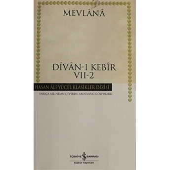 Divan-I Kebir Cilt: 2 Mevlana Celaleddin Rumi