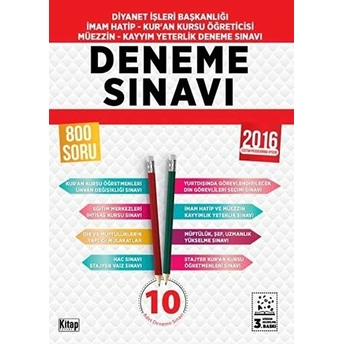 Diyanet Işleri Başkanlığı Yeterlik Ve Mbsts Deneme Sınavı Zafer Karakuş