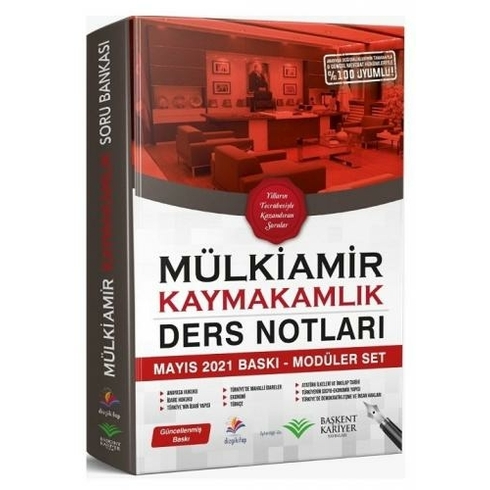 Dizgi Kitap 2021 Kaymakamlık Mülkiamir Ders Notları Modüler Set Komisyon