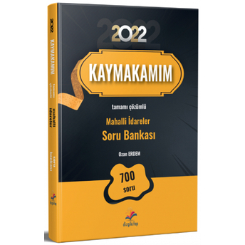 Dizgi Kitap 2022 Kaymakamlık Mahalli Idareler Kaymakamım Soru Bankası Çözümlü Ozan Erdem