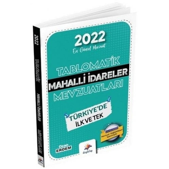 Dizgi Kitap 2022 Kaymakamlık Tablomatik Mahalli Idareler Mevzuatları Konu Anlatımı Ozan Erdem