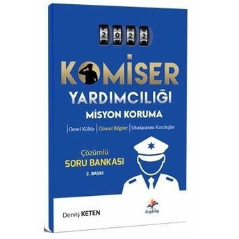 Dizgi Kitap 2022 Komiser Yardımcılığı Güncel Bilgiler-Genel Kültür Güncel Soru Bankası Derviş Keten