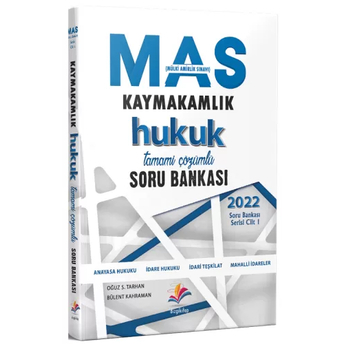 Dizgi Kitap 2022 Mas Kaymakamlık Hukuk Soru Bankası Çözümlü Oğuz S. Tarhan