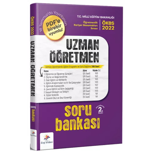 Dizgi Kitap 2022 Uzman Öğretmen Soru Bankası Komisyon