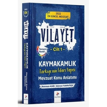 Dizgi Kitap 2022 Vilayet Türkiye'Nin Idari Yapısı Mevzuatı Konu Anlatımı Mehmet Yumrutepe