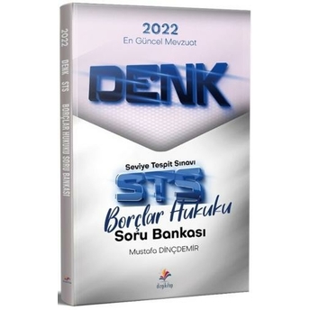 Dizgi Kitap 2022 Yurtdışı Denklik Denk Borçlar Hukuku Sts Soru Bankası Mustafa Dinçdemir