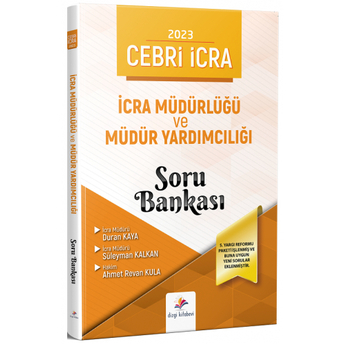 Dizgi Kitap 2023 Cebri Icra Icra Müdürlüğü Ve Müdür Yardımcılığı Soru Bankası Duran Kaya