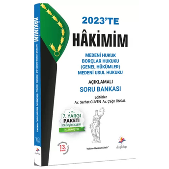 Dizgi Kitap 2023 Hakimim Medeni Hukuk Borçlar Hukuku Genel Özel Hükümler Medeni Usul Hukuku Açıklamalı Soru Bankası Serhat Güven