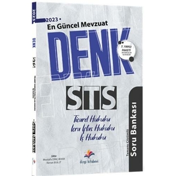 Dizgi Kitap 2023 Sts Yurtdışı Denklik Ticaret Icra Iflas Iş Hukuku Denk Soru Bankası Kenan Bulut