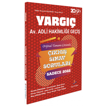 Dizgi Kitap 2023 Yargıç Avukatlıktan Adli Hakimliğe Geçiş 2022 Sınavı Çıkmış Sorular Çözümlü Mustafa Dinçer