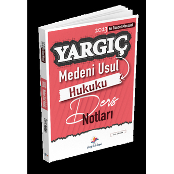 Dizgi Kitap 2023 Yargıç Medeni Usul Hukuku Ders Notları Emin Kalkan