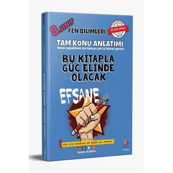 Dizgi Kitap 8.Sınıf Fen Bilimleri Konu Anlatımı Efsane Serisi Komisyon