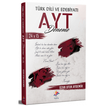 Dizgi Kitap Ayt Türk Dili Ve Edebiyatı 24X15 Deneme Ozan Ufuk Aydemir